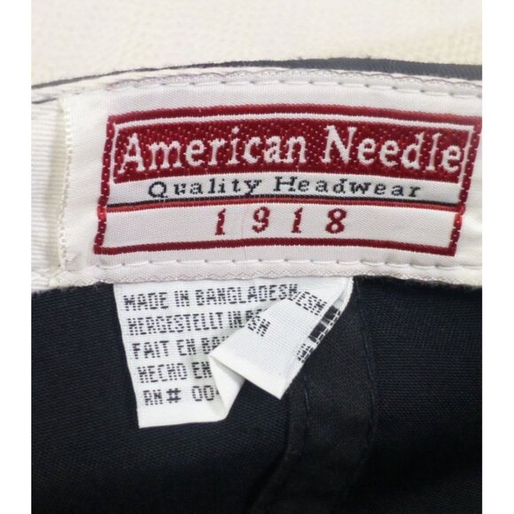 American Needle Michigan Speedway 97 Hat Black Red Adjustable Baseball Cap - Picture 5 of 9